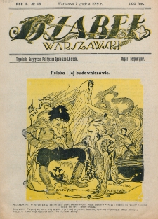 Djabeł Warszawski : tygodnik satyryczno-polityczno-społeczno-literacki : organ bezpartyjny. R. 2, nr 49 (7 grudnia 1919)