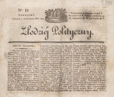 Złodziej Polityczny. 1831, nr 13 (14 kwietnia)