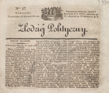 Złodziej Polityczny. 1831, nr 17 (18 kwietnia)