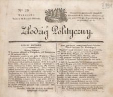 Złodziej Polityczny. 1831, nr 19 (19 kwietnia)
