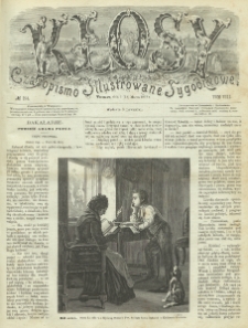 Kłosy : czasopismo illustrowane, tygodniowe. Tom 8, nr 194 (6/18 marca 1869)