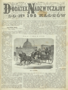 Kłosy : czasopismo illustrowane, tygodniowe. Tom 8 (1869), dodatek nadzwyczajny do numeru 195