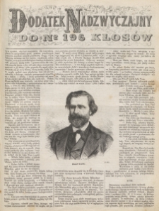 Kłosy : czasopismo illustrowane, tygodniowe. Tom 8 (1869), dodatek nadzwyczajny do numeru 196