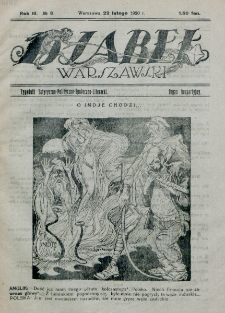 Djabeł Warszawski : tygodnik satyryczno-polityczno-społeczno-literacki : organ bezpartyjny. R. 3, nr 8 (22 lutego 1920)