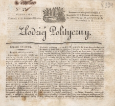 Złodziej Polityczny. 1831, nr 27 (28 kwietnia)