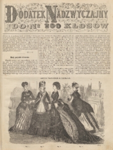 Kłosy : czasopismo illustrowane, tygodniowe. Tom 8 (1869), dodatek nadzwyczajny do numeru 200