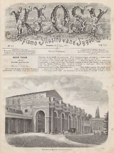 Kłosy : czasopismo illustrowane, tygodniowe. Tom 8, nr 206 (20 maja/10 czerwca 1869)