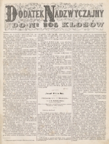Kłosy : czasopismo illustrowane, tygodniowe. Tom 8 (1869), dodatek nadzwyczajny do numeru 206