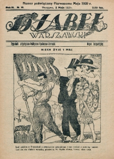 Djabeł Warszawski : tygodnik satyryczno-polityczno-społeczno-literacki : organ bezpartyjny. R. 3, nr 18 (2 maja 1920)