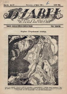 Djabeł Warszawski : tygodnik satyryczno-polityczno-społeczno-literacki : organ bezpartyjny. R. 3, nr 27 (4 lipca 1920)