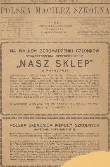 Polska Macierz Szkolna. R. 2, nr 11-12 (1918)