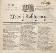 Złodziej Polityczny. 1831, nr 39 (11 maja)