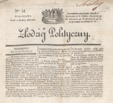 Złodziej Polityczny. 1831, nr 51 (25 maja)