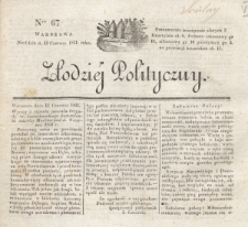 Złodziej Polityczny. 1831, nr 67 (12 czerwca)