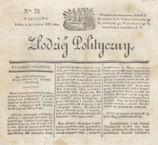Złodziej Polityczny. 1831, nr 73 (18 czerwca)