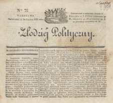 Złodziej Polityczny. 1831, nr 75 (20 czerwca)