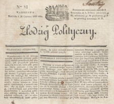 Złodziej Polityczny. 1831, nr 81 (26 czerwca)