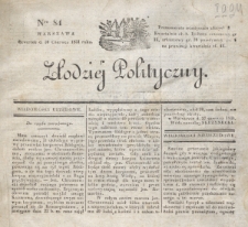 Złodziej Polityczny. 1831, nr 84 (30 czerwca)