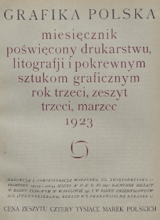 Grafika Polska. R. 3, z. 3 (marzec 1923)
