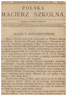 Polska Macierz Szkolna. R. 4, nr 9/10/11 (1920)