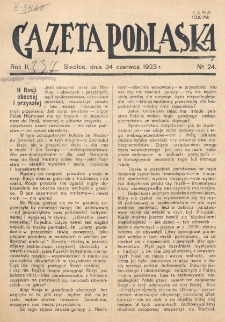 Gazeta Podlaska. R. 2 (1923), nr 24 (24 czerwca)