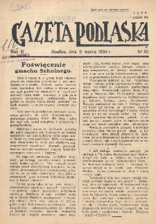 Gazeta Podlaska. R. 3 (1924), nr 10 (9 marca)
