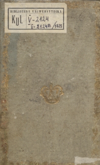 Ordo Officii Divini ad usum Archi-Dioec. Posnaniensis pro Anno Domini 1825