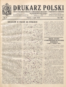 Drukarz Polski : organ Stowarzyszenia Drukarzy i Pokrewnych Zawodów Polski Zachodniej. R. 8, nr 8 (1932)