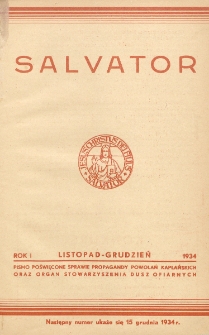 Salwator. R. 1 (listopad/grudzień 1934)