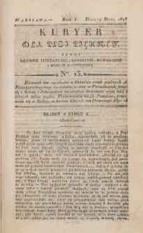 Kuryer dla Płci Piękney czyli Dziennik Literaturze, Kunsztom, Nowościom i Modom Poświęcony. R. 1 , t. 1, nr 13 (29 stycznia 1823)
