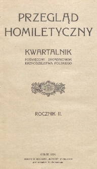 Przegląd Homiletyczny. R. 2 (1924), nr 1
