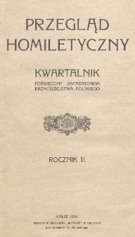 Przegląd Homiletyczny. R. 2 (1924), nr 4