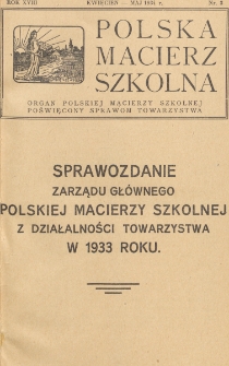 Polska Macierz Szkolna. R. 1, nr 3 (1934)