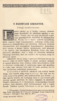 Przegląd Homiletyczny : kwartalnik poświęcony zagadnieniom kaznodziejstwa polskiego. R. 9 (1931), nr 1