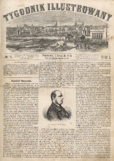 Tygodnik Illustrowany. T. 1, nr 8 (19=7 listopada 1859)