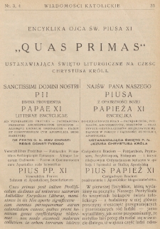 Wiadomości Katolickie. R. 3, T. 1, nr 3/4 (1926)