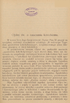 Wiadomości Katolickie. R. 10, nr 17 (1933)