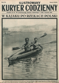 Ilustrowany Kuryer Codzienny : bezpłatny dodatek tygodniowy do nru ... "Ilustrowanego Kuryera Codziennego". R. 7, nr 23=322 (1931)