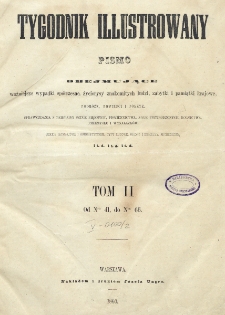 Tygodnik Illustrowany. T. 2 (1860), Strona tytułowa