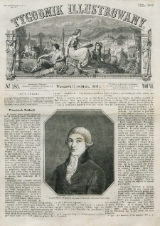 Tygodnik Illustrowany. T. 7, nr 185 (11 kwietnia 1863)