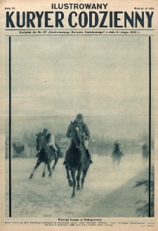 Ilustrowany Kuryer Codzienny : bezpłatny dodatek tygodniowy do nru ... "Ilustrowanego Kuryera Codziennego". R. 9, nr 6=418 (1933)