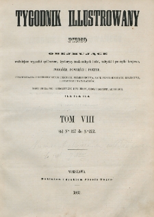 Tygodnik Illustrowany. T. 8 (1863), Strona tytułowa