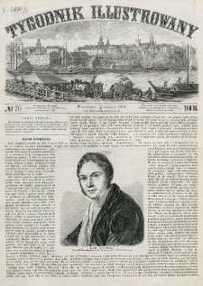 Tygodnik Illustrowany. T. 3, nr 70 (26=14 stycznia 1860/1861)