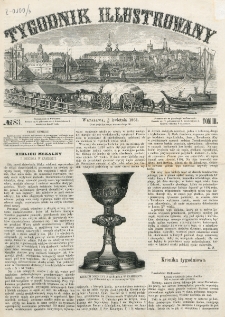Tygodnik Illustrowany. T. 3, nr 83 (27=15 kwietnia 1861)