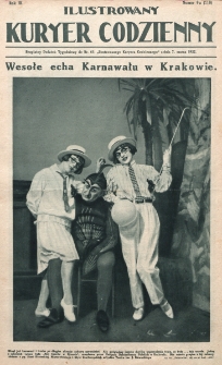 Ilustrowany Kuryer Codzienny : bezpłatny dodatek tygodniowy do nru ... "Ilustrowanego Kuryera Codziennego". R. 3, nr 91=110 (1927)