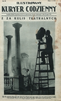 Ilustrowany Kuryer Codzienny : bezpłatny dodatek tygodniowy do nru ... "Ilustrowanego Kuryera Codziennego". R. 3, nr 11=112 (1927)