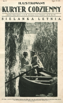 Ilustrowany Kuryer Codzienny : bezpłatny dodatek tygodniowy do nru ... "Ilustrowanego Kuryera Codziennego". R. 3, nr 28=129 (1927)