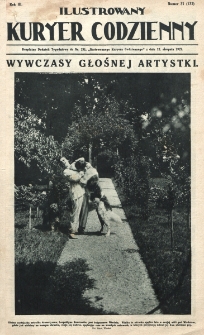 Ilustrowany Kuryer Codzienny : bezpłatny dodatek tygodniowy do nru ... "Ilustrowanego Kuryera Codziennego". R. 3, nr 31=132 (1927)