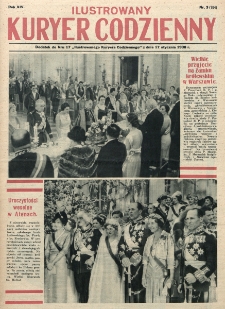 Ilustrowany Kuryer Codzienny : bezpłatny dodatek tygodniowy do nru ... "Ilustrowanego Kuryera Codziennego". R. 14, nr 3=704 (1938)