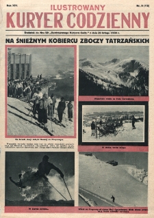 Ilustrowany Kuryer Codzienny : bezpłatny dodatek tygodniowy do nru ... "Ilustrowanego Kuryera Codziennego". R. 14, nr 9=710 (1938)